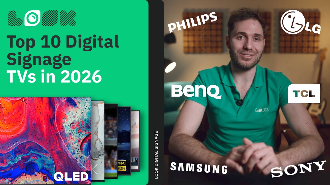 Top 10 Digital Signage TVs in 2026