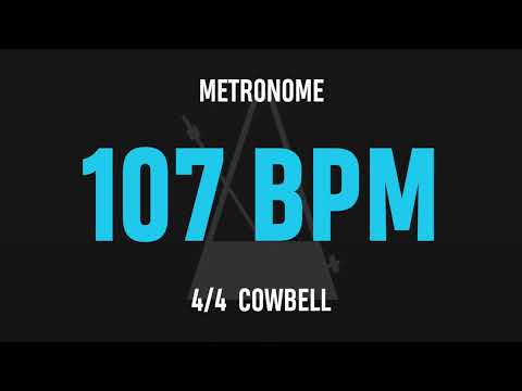 107 BPM 4/4 - Best Metronome (Cowbell)