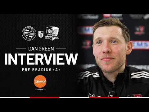 💬 Dan Green pre Reading (A) | Exeter City Football Club