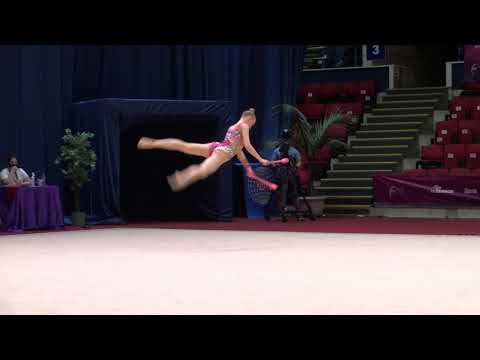 Patricija Feldmane LAT Latvian Gym  Fed  Clubs Irina Deleanu Cup 23 May 2021