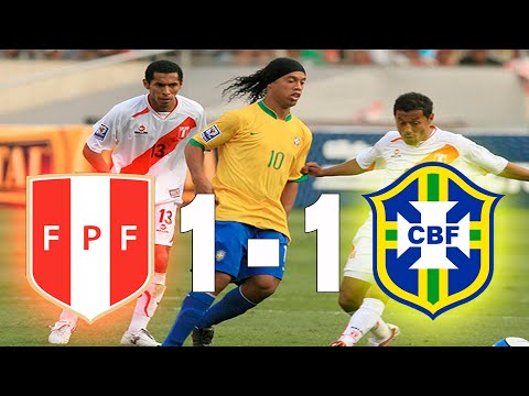 Perú vs Brasil - Eliminatorial Sudafrica 2010 / Fecha 3
