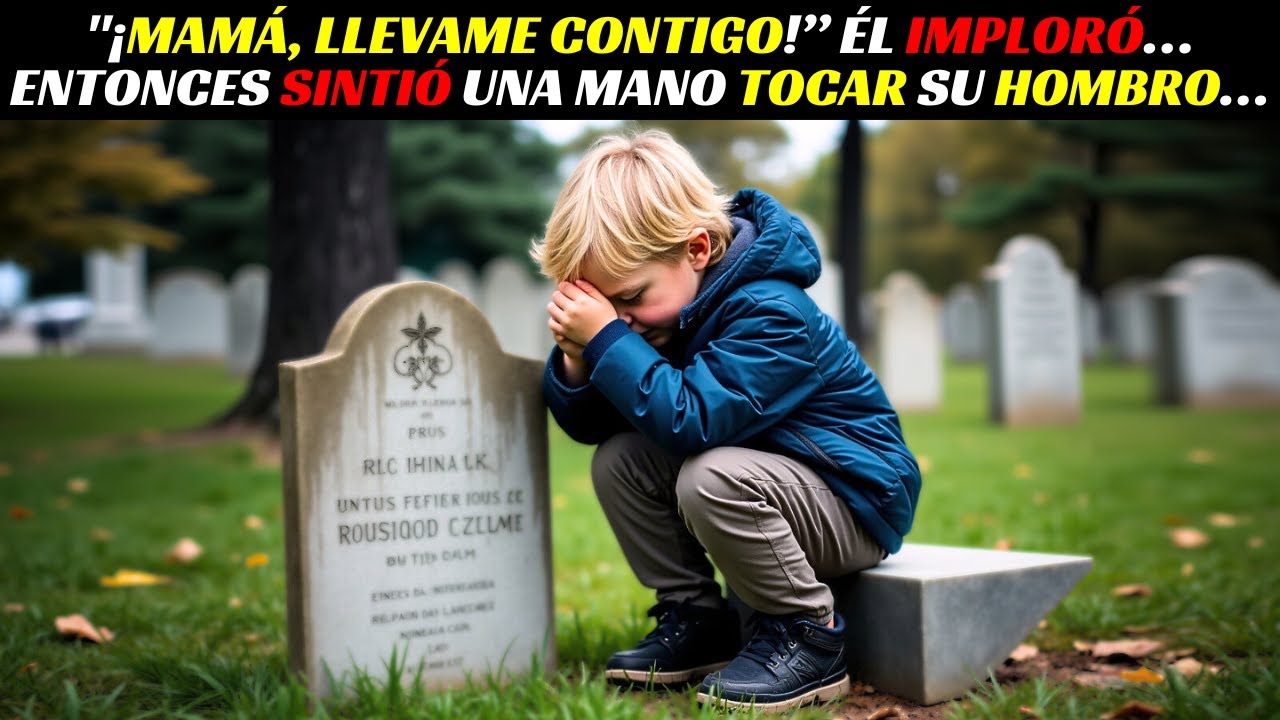 Un niño lloró y suplicó ante la lápida de su madre, ¡y entonces ocurrió un MILAGRO!