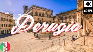 【4K】PERUGIA Walking Tour Subtitled Guide