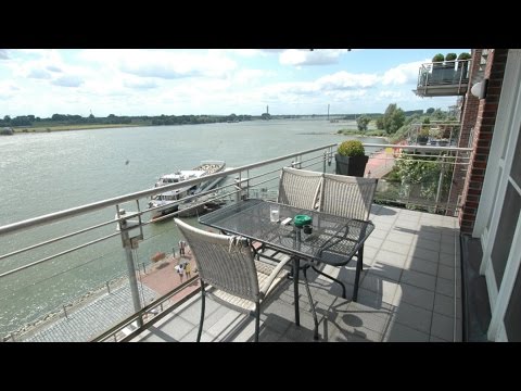 exkl. Wohnung direkt am Rhein, 108 qm, 2 Zimmer