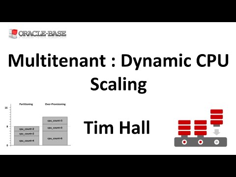 Multitenant : Dynamic CPU Scaling - Resource Manager Control of CPU using CPU_COUNT & CPU_MIN_COUNT