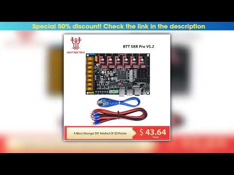 Review BIGTREETECH SKR PRO V1.2 32Bit Control Board 3D Printer Parts SKR V1.3 RAMPS 1.4 A4988 TMC22