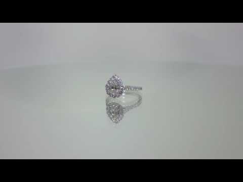 Pear-Shape Diamond Engagement Ring