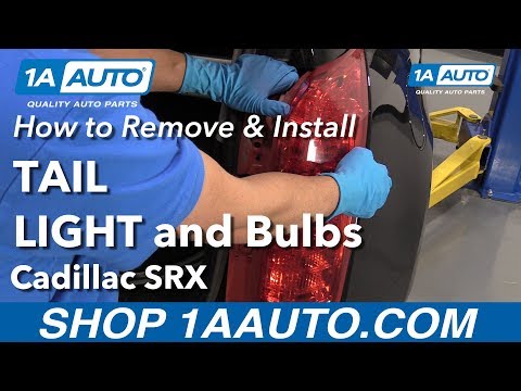 How to Replace Tail Lights 10-16 Cadillac SRX