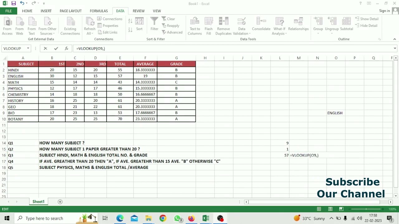 Excel Practice Assingment 3 | excel formulas | Excel Basics for Data Analysis |#exceltutorial