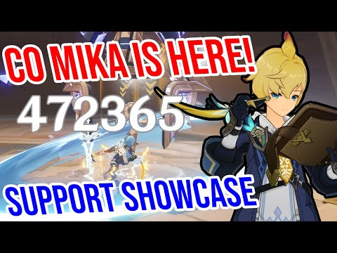 C0 Mika is HERE! Amazing Support?! Genshin Impact 3.5