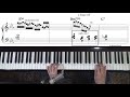 Tons Of IDEAS For There Will Never Be Another You Jazz Piano College Tutorial