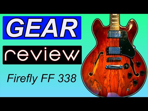 UNBOXING/Guitar Review FIREFLY FF-338 Guitar from Guitars Garden Spalted Maple Top
