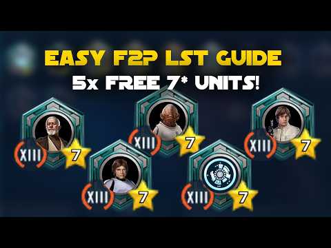 Easy LST Quest Guide - FREE G13 Ben, STH, Ackbar, CLS and Droid Lightspeed Tokens!  | SWGOH