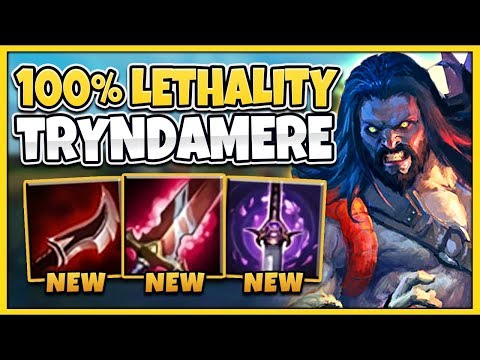 *100% LETHALITY* MY AUTO ATTACKS DO TRUE DAMAGE NOW!!! (THIS IS INSANE!) - League of Legends