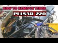 How To Remove The Fairing Of Pulsar 220 Pulsar 220 Ka Visor Yese Khole