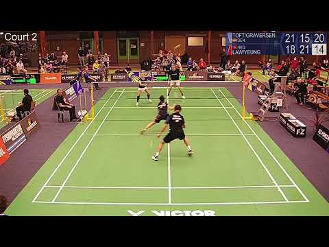 Match Point - Toft / Graversen vs Law / Yeung - XD, SF - Dutch Int. 2022