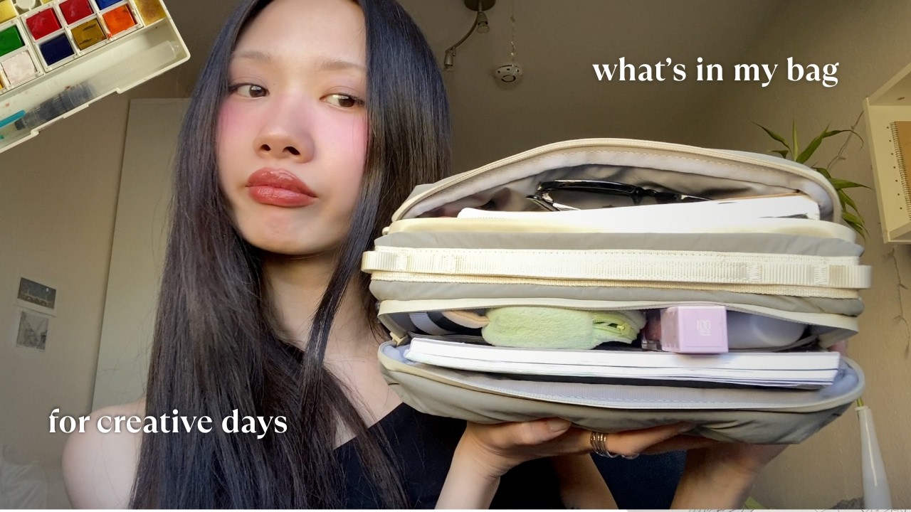 What’s in my bag for creative days | Topologie Bottle Sacoche