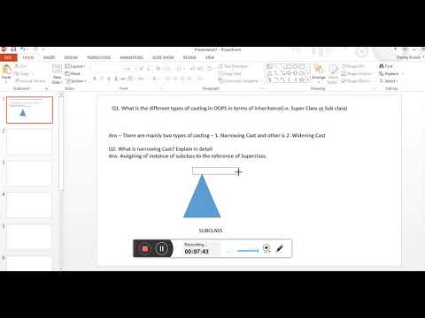 OOPS ABAP Question Answer Series - What is Casting in ABAP - Narrowing cast and Widening Cast