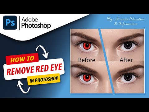 How To Remove Red-Eye In Photoshop | Photoshop Tutorial | Removing Red-Eye With Red Eye Tool