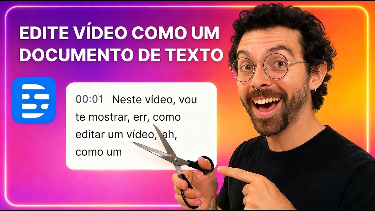 Como Editar Vídeos Editando o Texto: Tutorial Descript para Iniciantes
