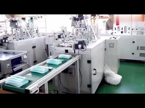 Fully Automatic 3ply Surgical Outer Loop Mask Machine