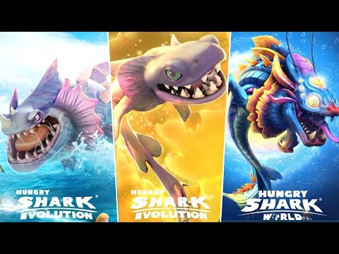 ALL ALAN RELATIVES MOVIE TRAILER - ALAN, AARON, COSMIC ALAN - Hungry Shark World AND Evolution