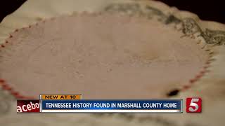 Tennessee history discovered in Marshall County home