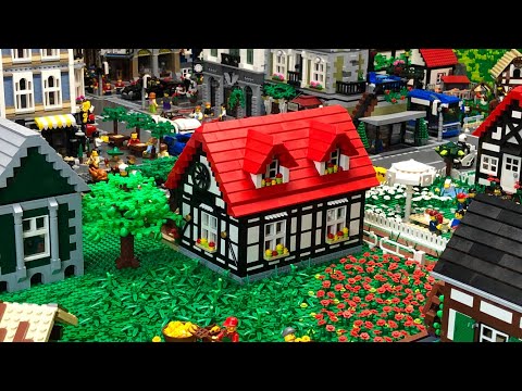 Bau einer Lego Stadt Teil 31. - Das Fachwerkhaus