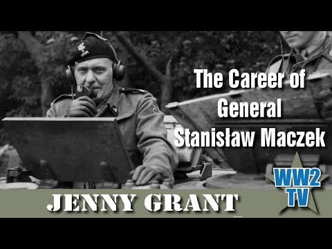 Stanisław Maczek of the 1st Polish Armoured Division