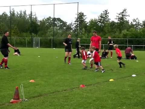Rugby Club Drachten - Turven en Benjamins tegen Colts