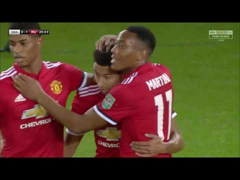 SWANSEA CITY vs MANCHESTER UNITED 0 2 ● All Goals & Highlights HD ● League Cup   24 Oct 2017