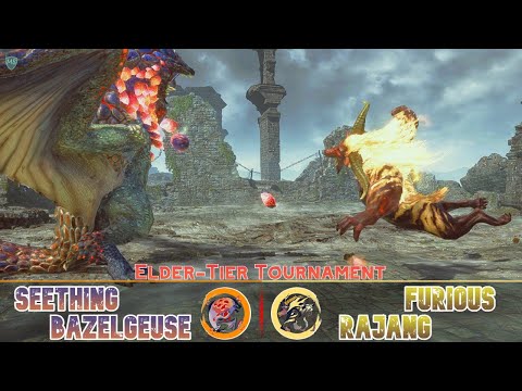 Furious Rajang VS Seething Bazelgeuse Full Fight | Elder Tier Tournament MH Sunbreak
