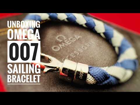 OMEGA James Bond 007 60th Anniversary Sailing Bracelet | Unboxing