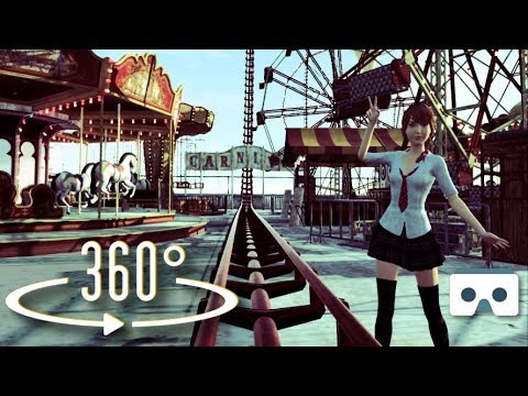 Scary 360 Roller Coaster with Sea Monsters: Virtual Reality 3D Video for  VR Box, Oculus Go, Gear VR