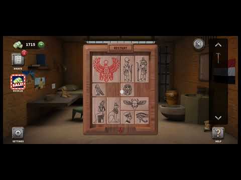 100doors escape from Egyptian cell level 104