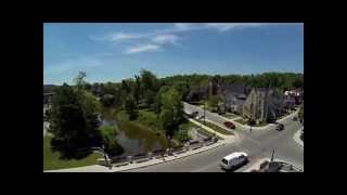 preview picture of video 'The Sydenham Owen Sound Aerial view of the Sydenham River'