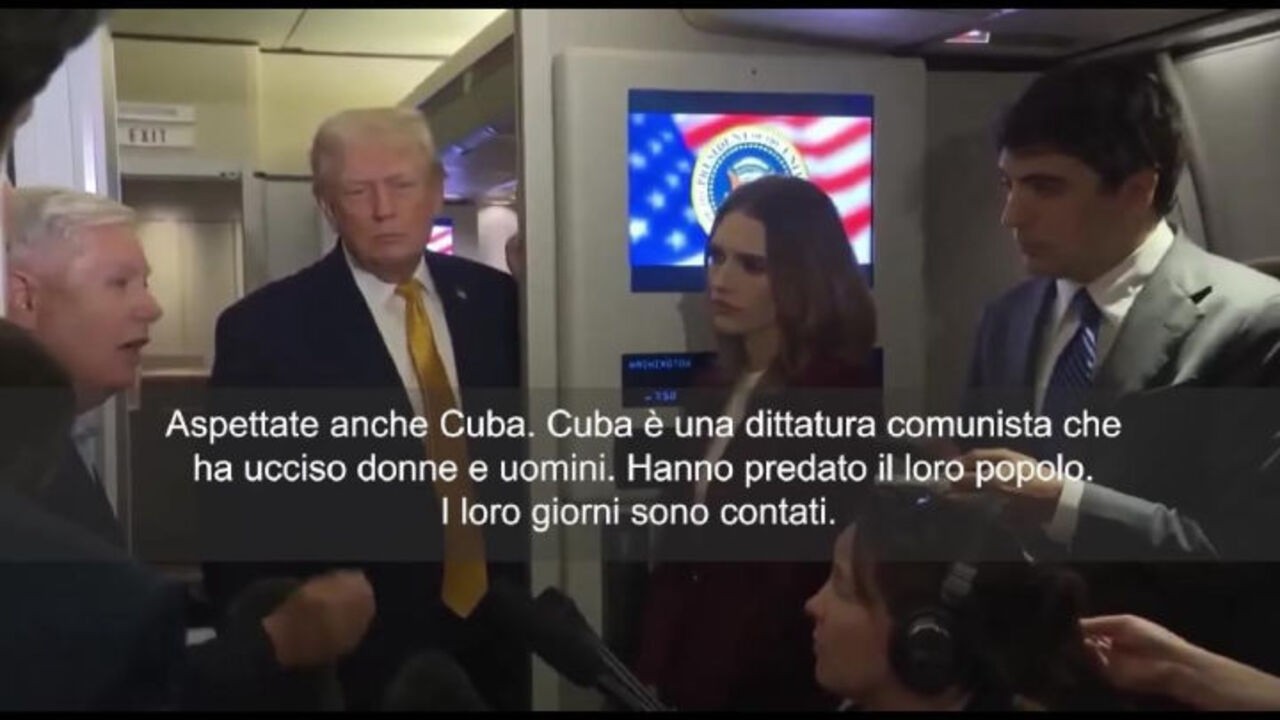 Addio al Senatore Usa Lindsey Graham, eccolo al fianco di Trump a gennaio parlare di Cuba