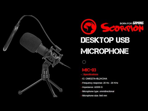 Mikrofonas žaid. Marvo MIC-03 video