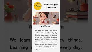 English Listening Practice – Why We Learn | Short English Story with Subtitles