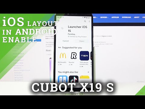 How to Set Up Apple Layout in Cubot X19 S – Install and Apply iOS Launcher
