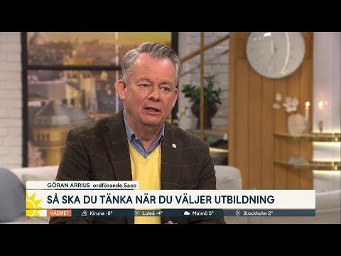 Här är utbildningarna med bäst jobbchanser | Nyhetsmorgon | TV4 & TV4 Play