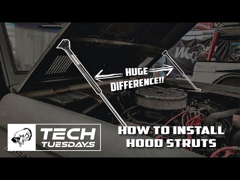 Tech Tuesday: How to Install Hood Struts on a Steel Hood