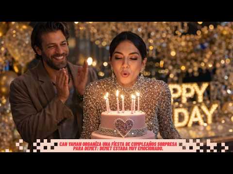 Can Yaman organiza una fiesta de cumpleaños sorpresa para Demet: Demet estaba muy emocionado.