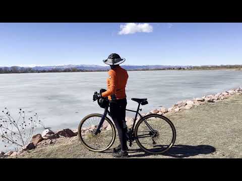 Late Winter Bike Ride from Fort Collins to Lake Windsor Colorado