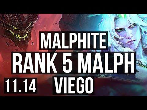 MALPHITE vs VIEGO (TOP) | Rank 5 Malph, 4/1/3 | BR Challenger | v11.14