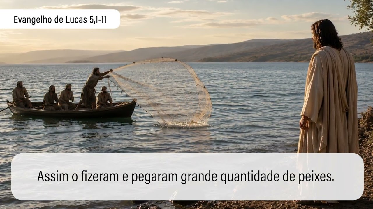 3 de setembro Evangelho de Lucas 5,1-11