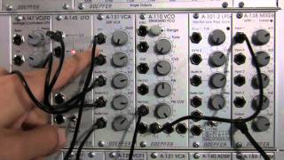 Video thumbnail for Processing CV with Doepfer A131 EXP VCA Part Two by Raul's World of Synths