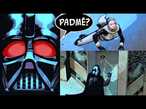 DARTH VADER GETS TO PADME'S CORPSE AND ENTERS HER TOMB(CANON) - Star Wars Comics Explained