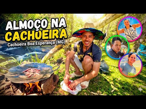 Fizemos um BANQUETE na beira da CACHOEIRA! (Belo Vale - Minas Gerais)