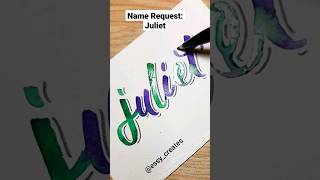 how to letter: Juliet